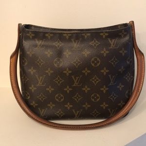 Authentic Louis Vuitton shoulder loop handbag